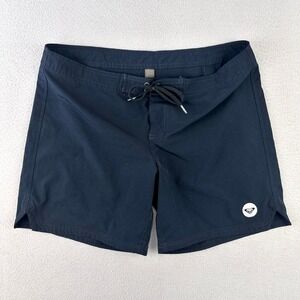 Vintage Roxy Boardshorts 6" Women Large Black Surf Swim Beach Y2K Performance